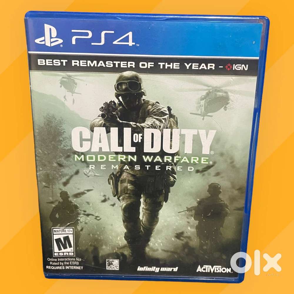 Call of duty Modern warfare Remastered PS4 CD  COD MW