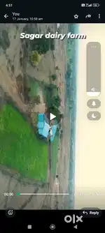 Land touch with road