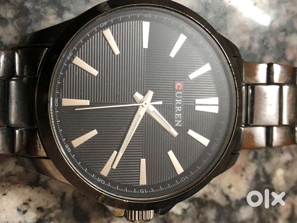 Curren 8322 W-black watch