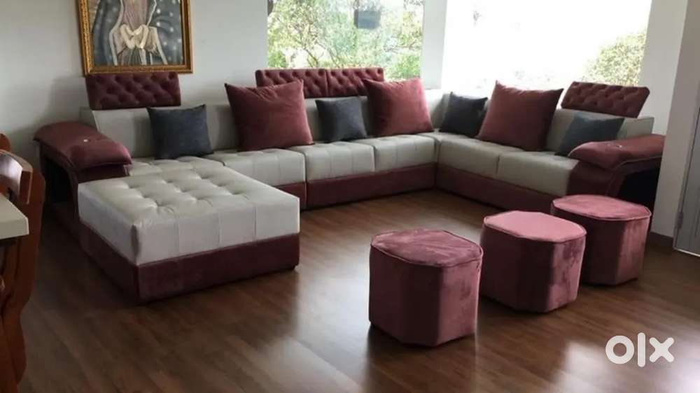 Brand new L shape sofa set discount price