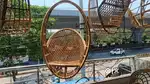 Cane jhula adjustable length to accommodate different celing height