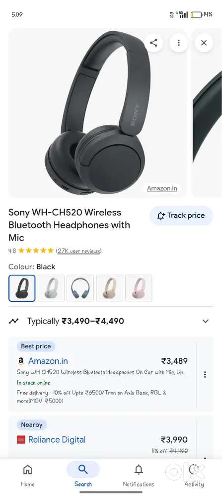 Sony headphone
