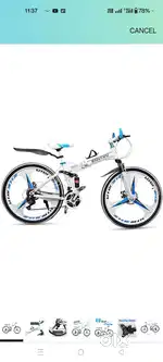 21 gear cycle gear cycle of BMW with 6x dual Soccer and alloy wheels