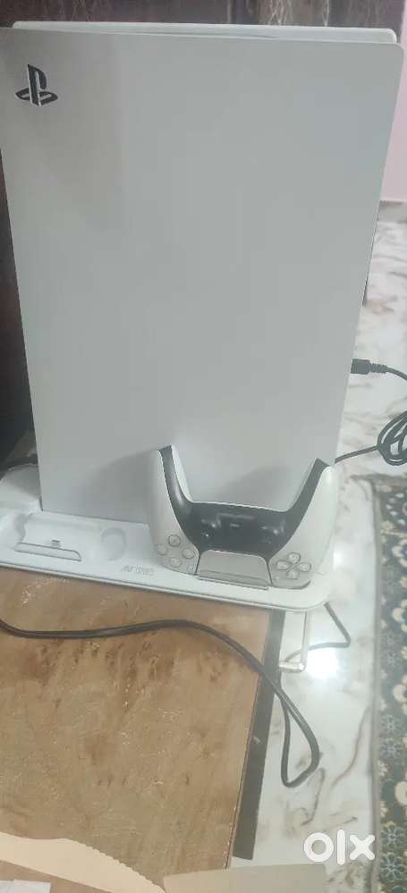 PS 5 with RGB lights stand