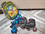 3Wheel Skates with safety guards and with bag