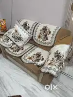 Seven seat sofa with cushion and cover