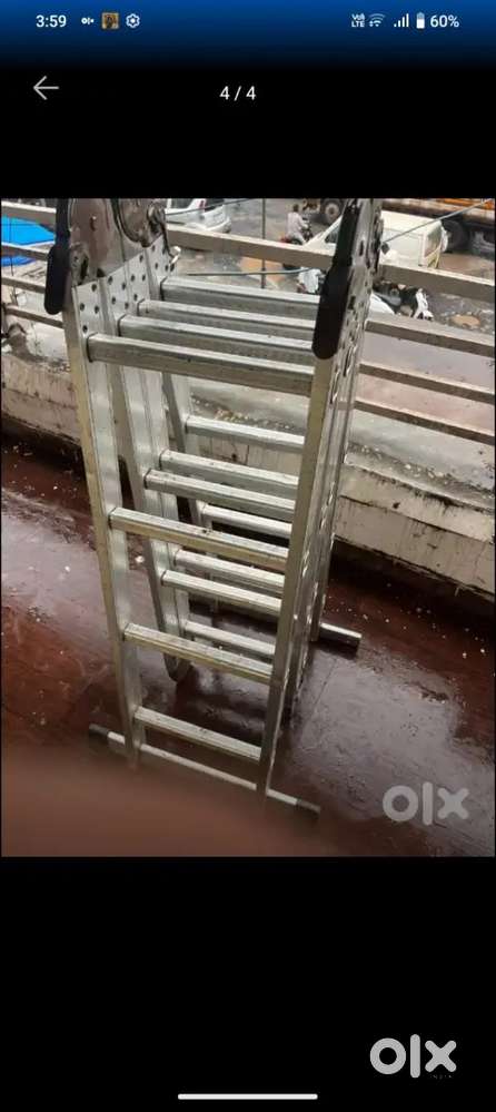 Ladder and trolley for sale