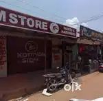 Three shop and back side House for sale kottiyam mayyanad road