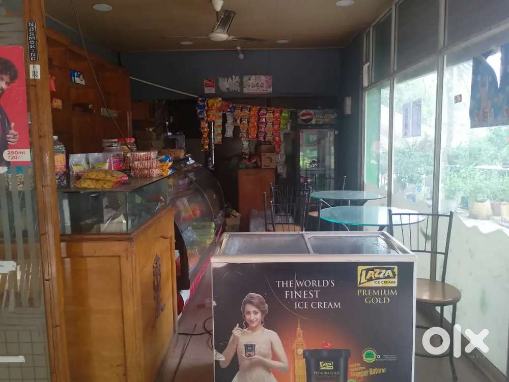 Fully furnished bakery with main road side.