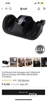 Foot and calves massager by CULTFIT