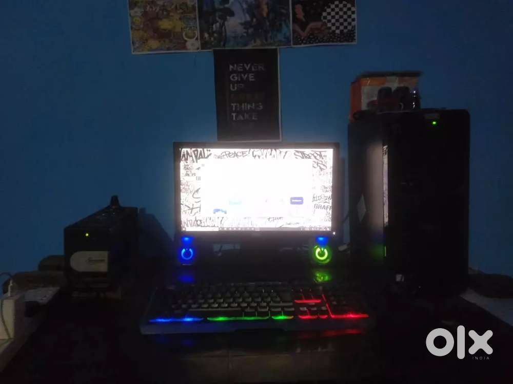 Full Computer set i5 with 4gb graphics card 1tb hard disk
128gb SSD