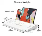 Desktop whiteboard pad