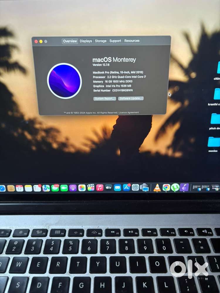 Apple MacBook pro 15.4”