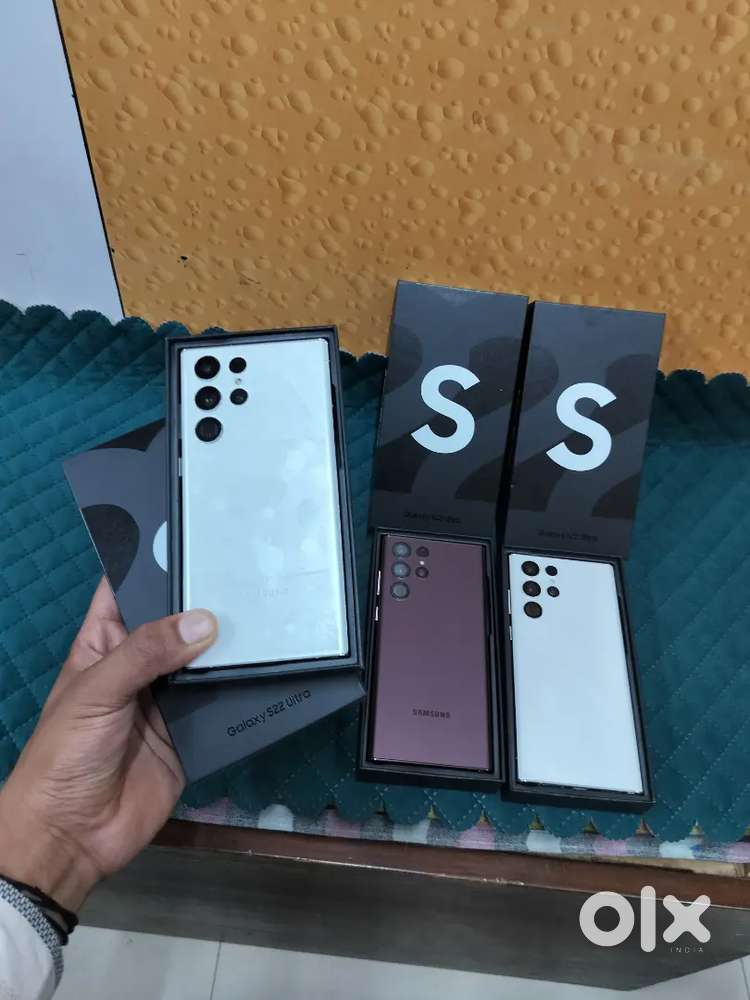 Hurry samsung s22ultra 5g 256gb box packed with bill and seller warran