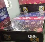 New queen size bed with mattress in wholesale price cod available