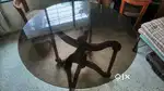 Glass Dining Table & 4 wooden Chairs HURRY UP !