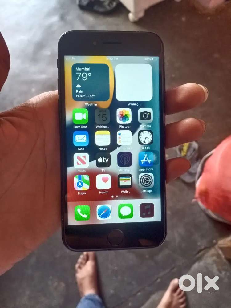 iPhone 7 black colour 128gb