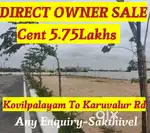 Dtcp Kovilpalayam to Karuvalur Rd Project+ Available Sathy NH Rd