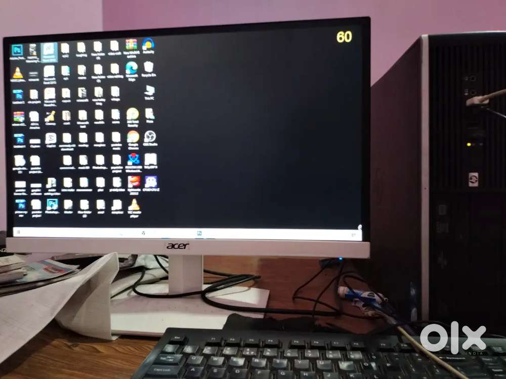 Desktop Computer HP CPU ACER LED MONITOR SETUP
