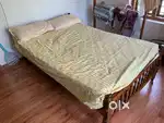 Double cot bed with free matress