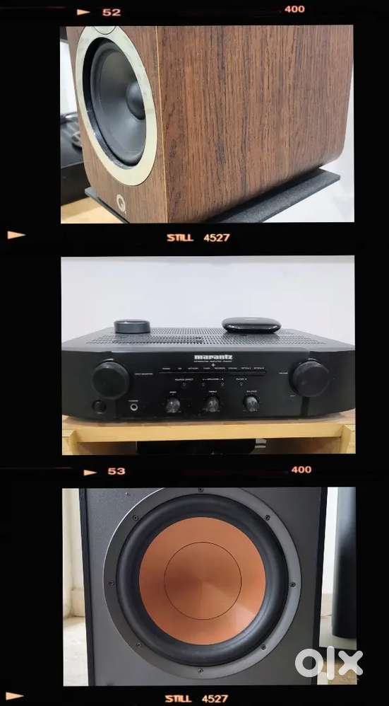 Home Theater - Klipsh Sub + Marantz AMP + Q Bookshelf Speakers