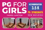 4BHK ladies PG apartment 2nd floor thrikkakara  thoppil Junction
