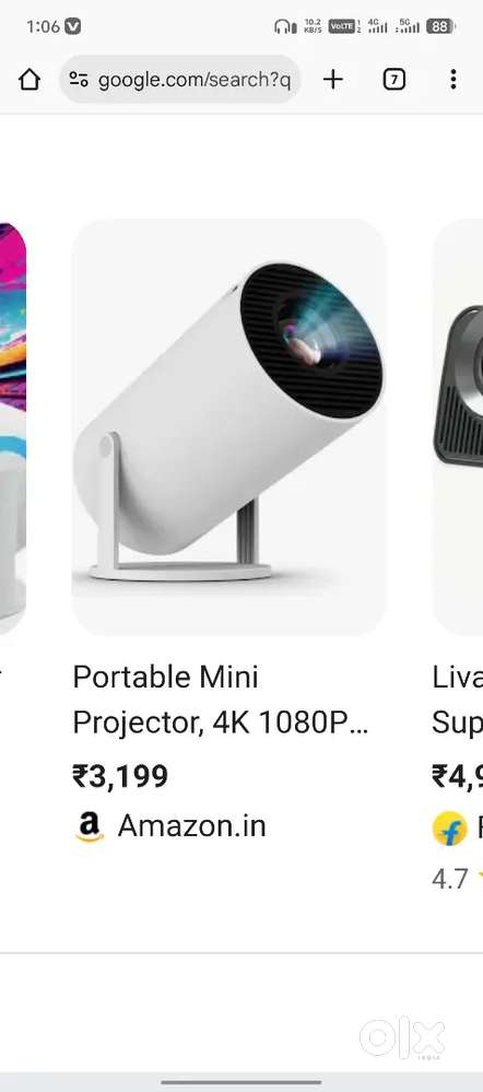 Lcd projecter 4k 200 inch