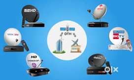 New HD Setup Box With 1 month free All India services Full Connection