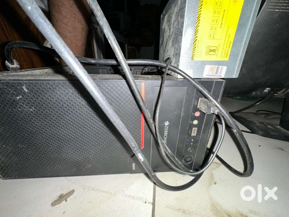 zebronics cpu dell moniter with 2 keyboard and mouse