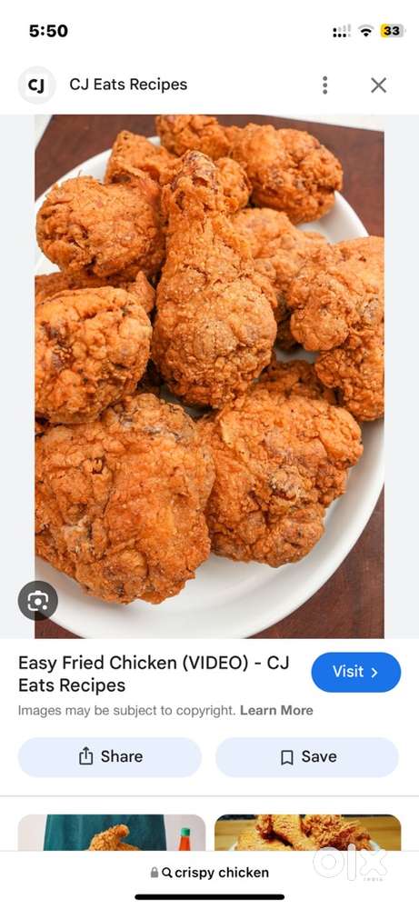 Chef hiring (crispy chicken)