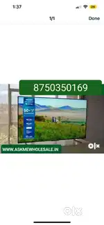 Brand new 48 inch O led tv with sound bar Alexa inbuilt wifi # 16999