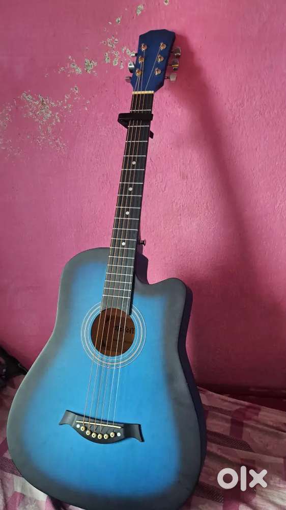 Gitaar blue colour new brand
