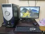 Full Desktop Computer Setup | 8GB RAM | SSD+HDD | 22 LED |RGB Cabinet