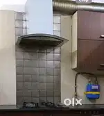 Chimney and hob for sale with 4 gas burner