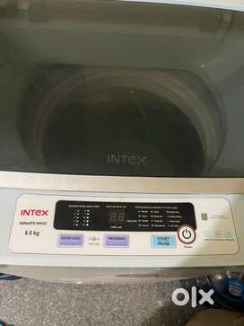Washing machine Intex 6 KG top loded white colour