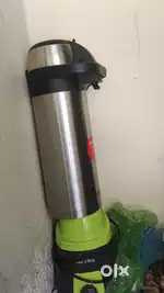1 New 4.5 litre thermos, 1-big patila, 3-trays, 1-tea kettle