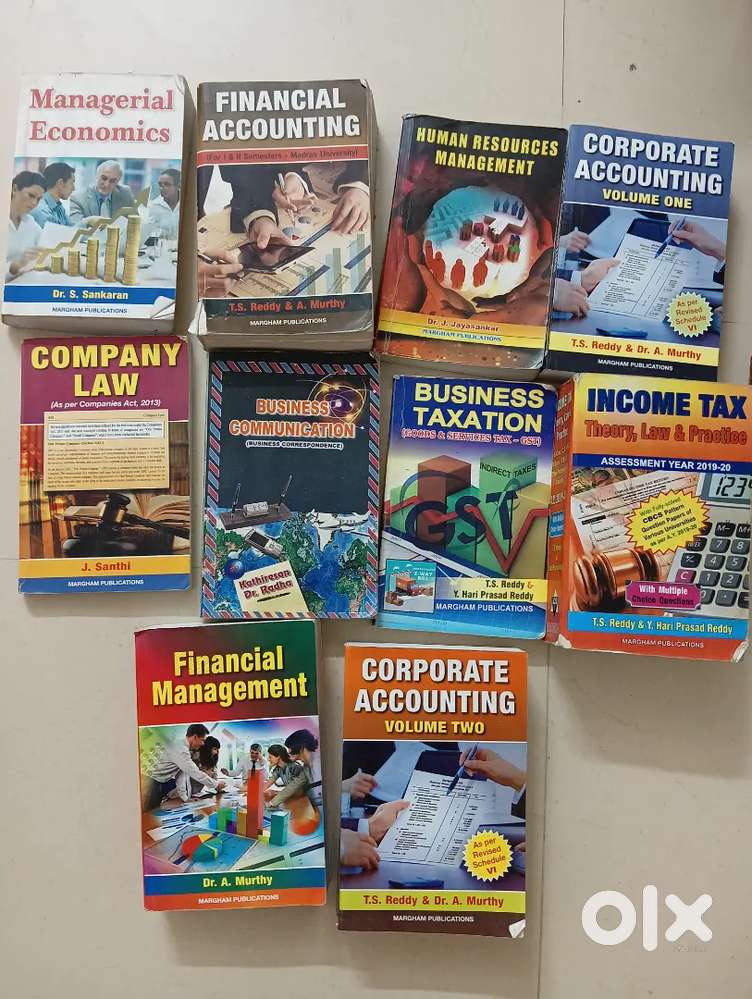 Commerce Books – Company Law, HRM, Taxation & Financial Management