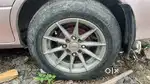 Alloys 13 inch with tyre 50% plati