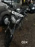 TVS raider 125 black colour