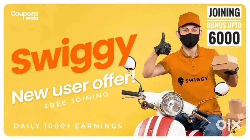 Swiggy Food Delivery Job Swiggy Instamart Delivery boy part time job