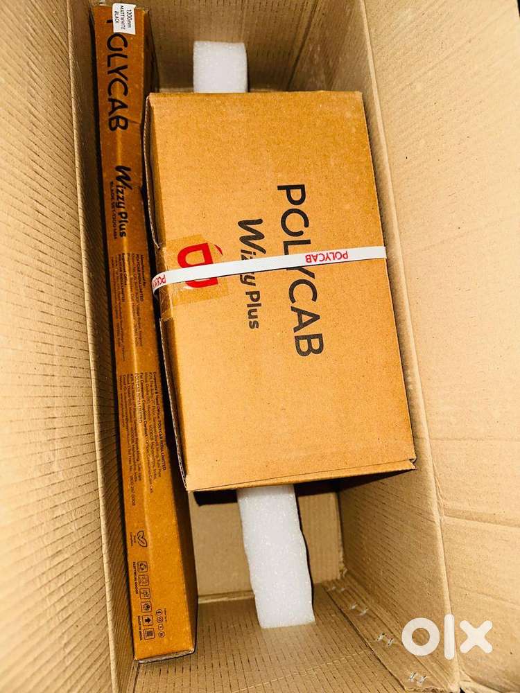 Box Pack Polycab Wizzy Plus 5-Star BLDC Remote Ceiling fan for winter