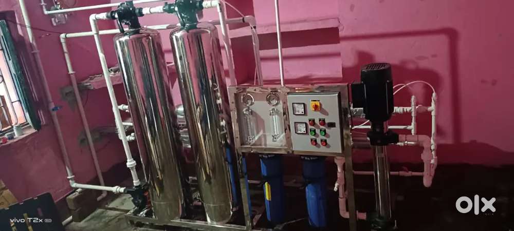 1000 lph ro plant water filter with 35 jars