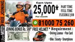 UBER BIKE TAXI FREE ATTACHMENT AND FREE HELMET