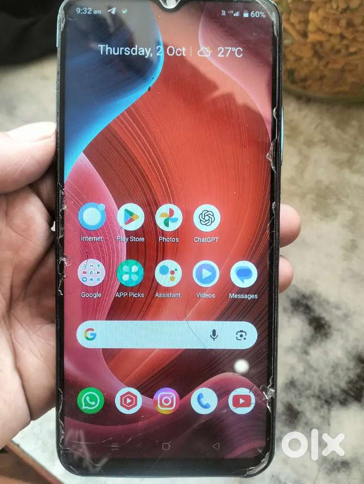 Realme c21y good condition but back and front camera not working