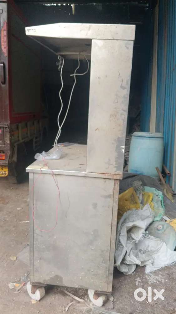 Single burner shawarma machine