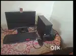 New dell computer and 2 keyboard and mouse cpu ups moniter