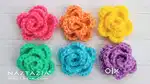 Girls' needed for flowers making from crochet