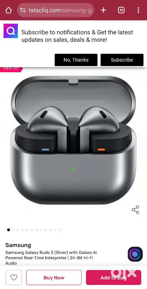 Samsung Buds 3 headphone