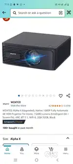 WZETCO ALPHA X PROJECTER 2GB 32GB