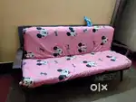 Sofa of teek wood and 6 inch premium wooden ply .